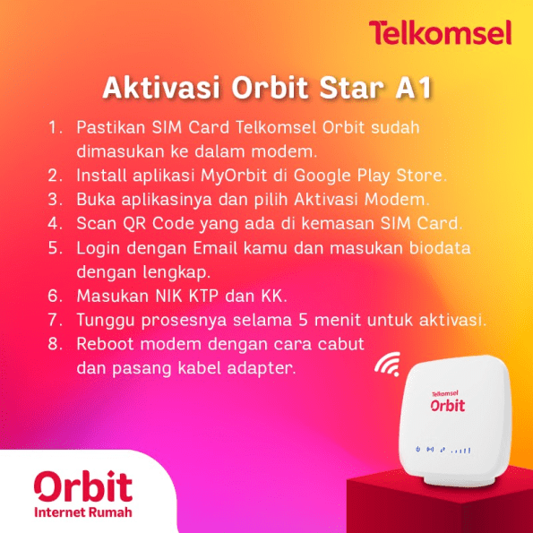 Advan Telkomsel Orbit Star A1 Modem Router 4G WiFi High Speed 150GB - Image 4