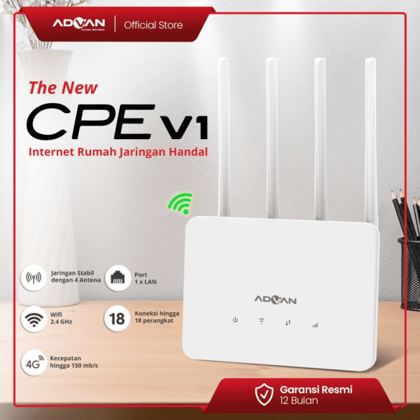 ADVAN CPE V1 Modem + Wifi + Router + 4G LTE unlock all operator - Image 2