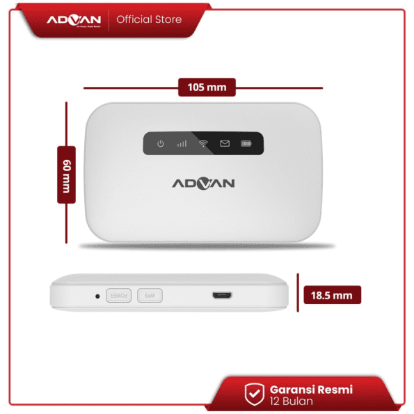 ADVAN Ipocket MIFI MF01 Unlock All Operator baterai 2500 mAh - MIFI By.U - Image 5