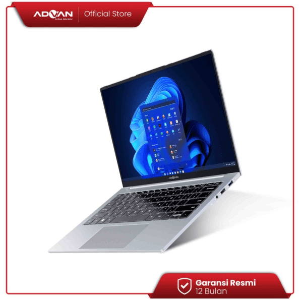 ADVAN Notebook Laptop Workpro Intel I5 14'' FHD IPS 8GB 256GB Win 11 - Gold - Image 9