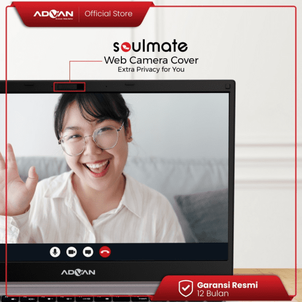 ADVAN Laptop Notebook Soulmate 14 inch FHD IPS INTEL i3 8GB+256GB WDS - Image 4