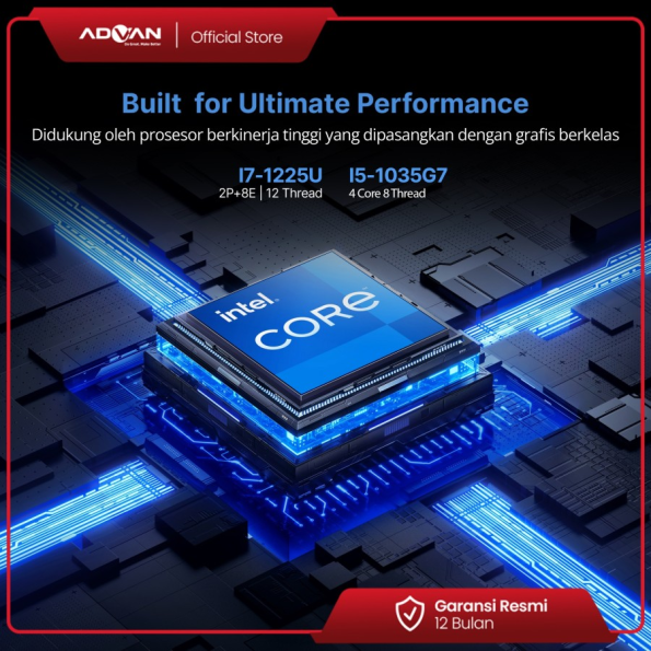 Advan All In One PC AIO OnePC Intel i5 8+512GB Windows 11 - Image 4