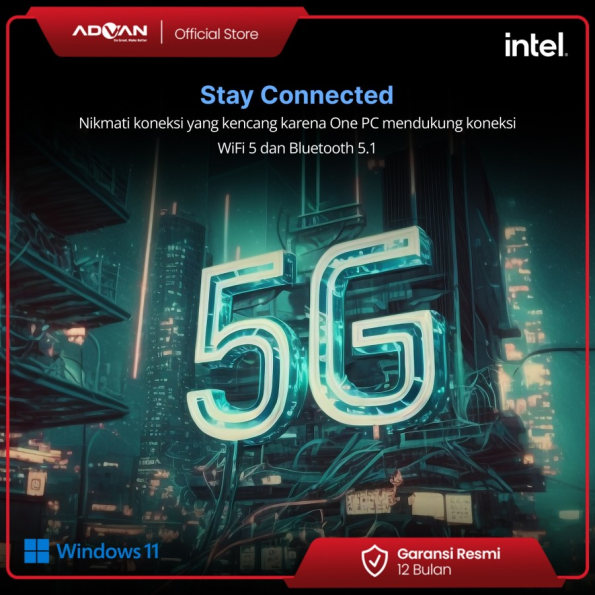 Advan All In One PC AIO OnePC Intel i5 8+512GB Windows 11 - Image 8