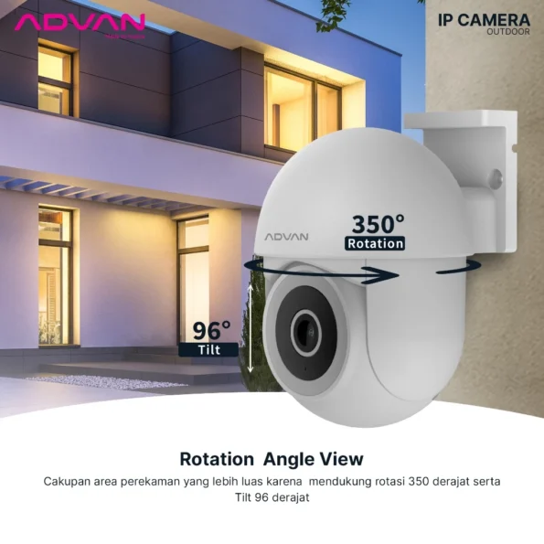ADVAN Smart AI CCTV Outdoor OD3 Smart IP Camera Waterproof 3MP 2K Smart IP IP65 WIFI PTZ - Image 5