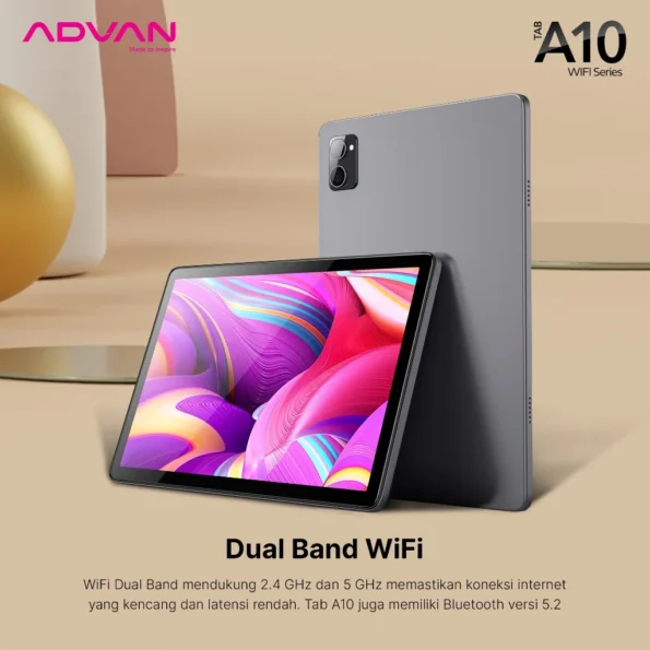 ADVAN TAB A10 Wifi 4GB/64GB 10.1”IPS Screen Tablet Android 14 - Image 4