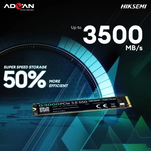 SSD ADVAN X HIKSEMI G3000 M.2 NVMe 512GB 2280 PCIe - Image 5