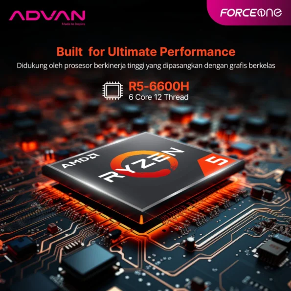 Advan Force Onepc | All In One Pc Amd Ryzen 5 6600h 8gb/512gb Windows 11 - Image 4