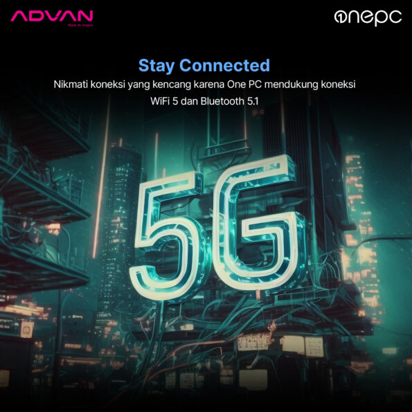 Advan All in One PC AIO ONEPC Intel N100 99% SRGB 60W Power Saving Windows 11 - Image 2