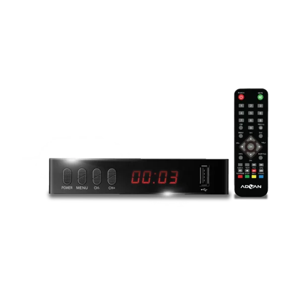 Set Top Box Advan Stb Dvbt2 Digitv Digital Sni Mendukung Youtube