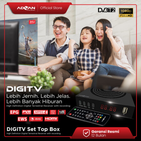 SET TOP BOX ADVAN STB DVBT2 DIGIBOX TV DIGITAL SNI MENDUKUNG YOUTUBE