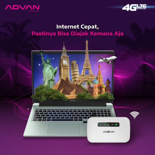 ADVAN Ipocket MIFI MF01 Unlock All Operator baterai 2500 mAh - MIFI + By.u - Image 4