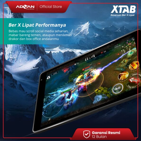 ADVAN XTAB 4/64 GB 8 Inci Quadcore T310 Tablet Android 13 - Image 4