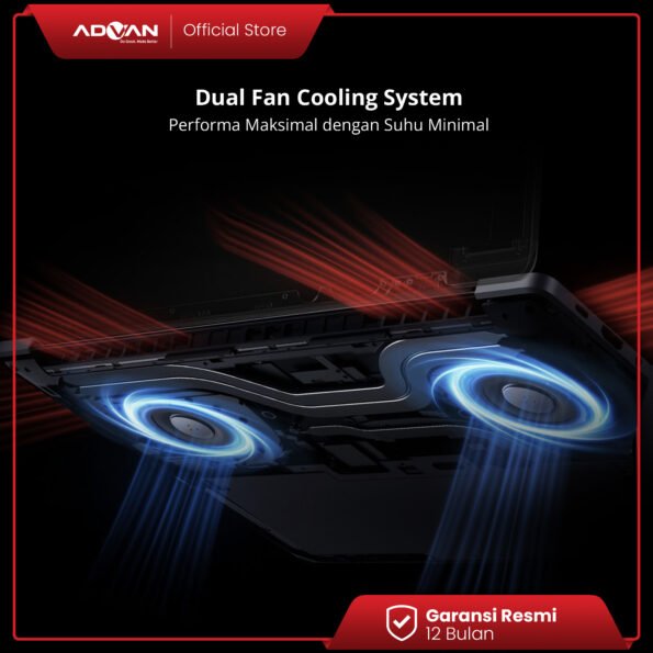 ADVAN Workplus AMD R7 7735HS 16GB 512GB 14" FHD IPS FingerPrint - Image 4