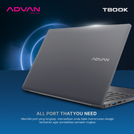 ADVAN TBOOK Intel N100 4GB/128GB 14" HD Laptop Notebook Free Windows 11 Upgradeable