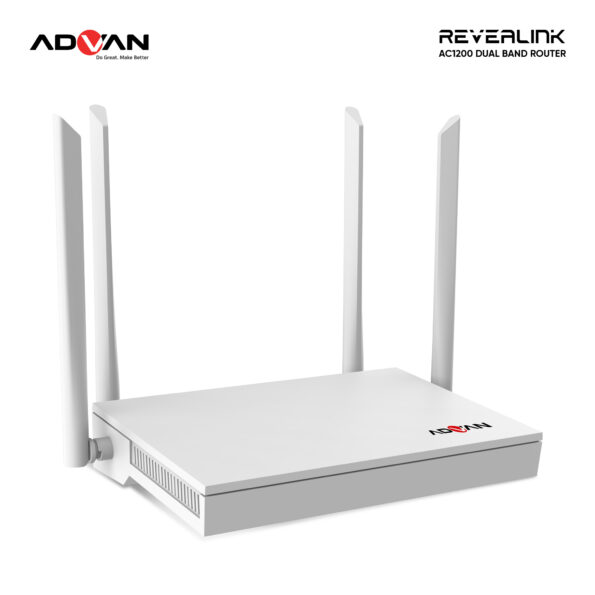 Advan Router Wifi5 Revealink Dual Band Router Wireless AC1200 Wifi Gigabit MU-MIMO IPV6- Garansi 1 tahun - Image 3