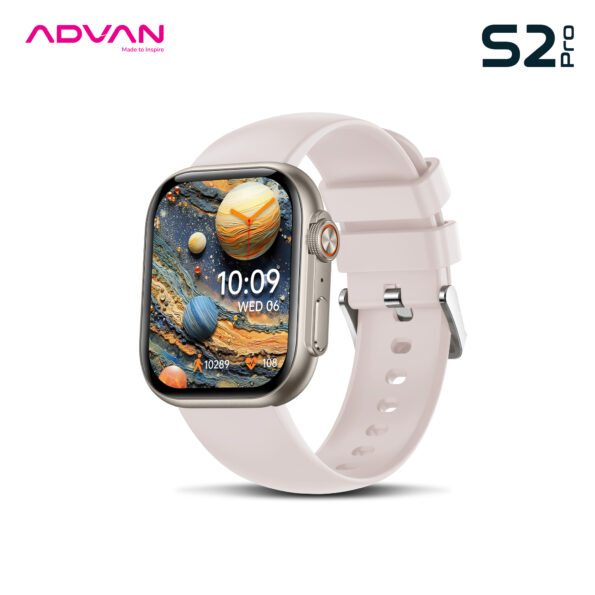 ADVAN Smartwatch S2 PRO Amoled 1.95 inch Slim AI Voice Bluetooth Call Waterproof - BLACK - Image 9