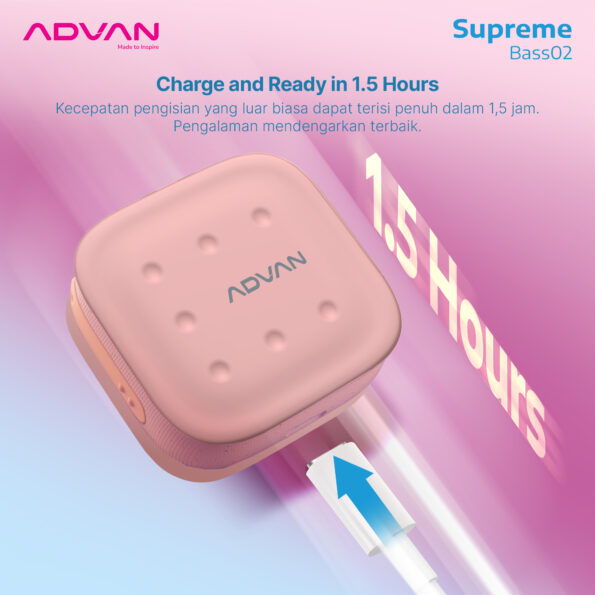 ADVAN TWS SupremeBass 02 True Wireless Bluetooth V5.4 Earphone - Image 7