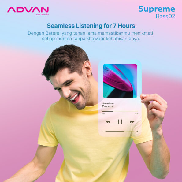 ADVAN TWS SupremeBass 02 True Wireless Bluetooth V5.4 Earphone - Image 6