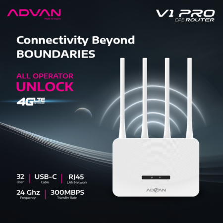 ADVAN CPE V1 Pro Modem + Wifi + Router + 4G LTE unlock all operator