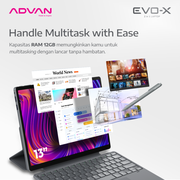 ADVAN EVO-X 13" Intel N100 - Image 5